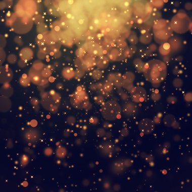 bokeh arka plan üzerinde parlak yıldız