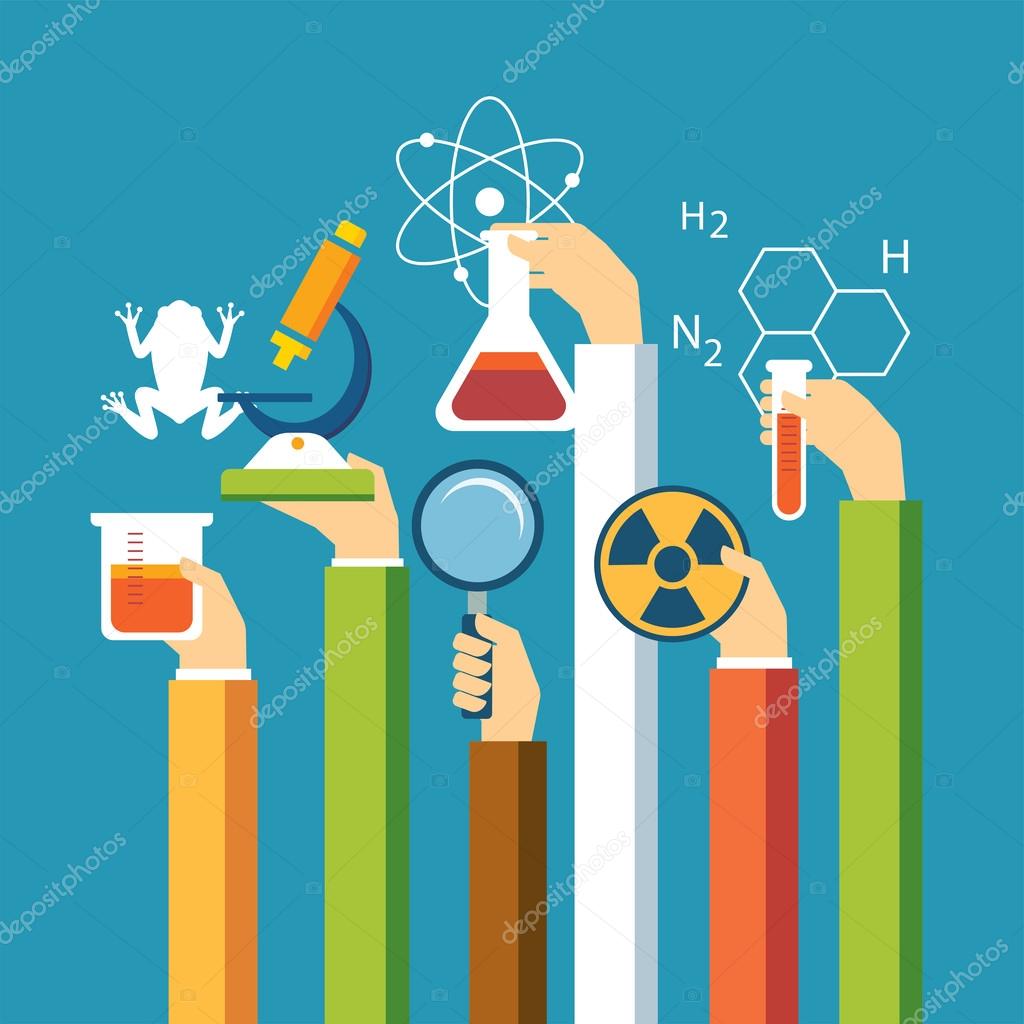 Science concept ,physics ,chemistry,biology flat design Stock Vector Image by ©kaisorn4 #75256015 Science concept ,physics ,chemistry,biology flat design Stock Vector Image by ©kaisorn4 #75256015