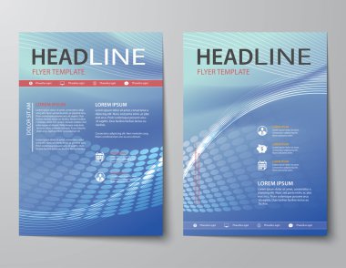 abstract business magazine covers