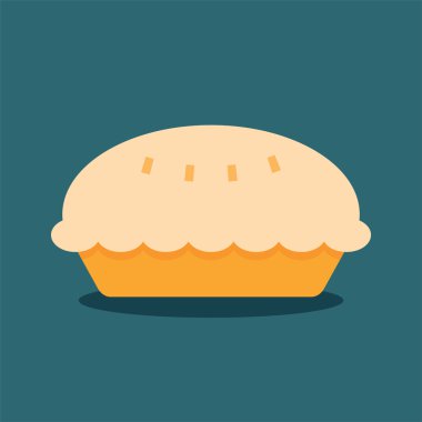 turta vektörü düz tasarımı