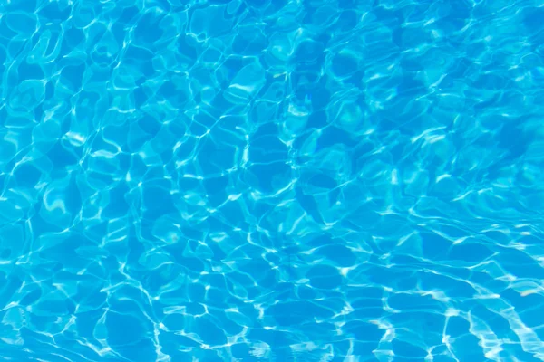 Vista superior azul água cáustica fundo — Fotografia de Stock