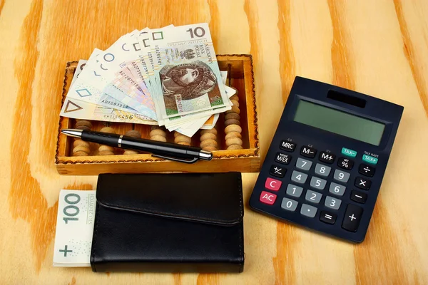 Polish money salary — Stock Photo, Image