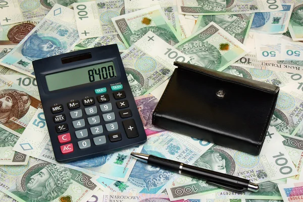Polish money salary — Stock Photo, Image