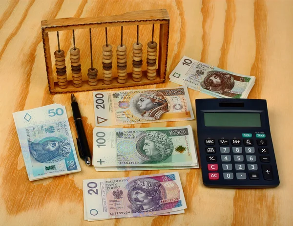 Polish calculation taxes — Stock Photo, Image