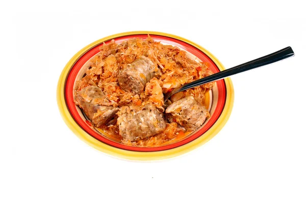 Traditional polish dish bigos — Stock Photo, Image