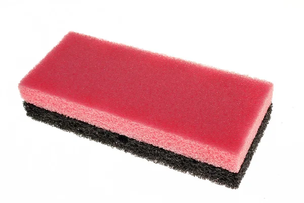 Sponge red and black — Stock Photo, Image