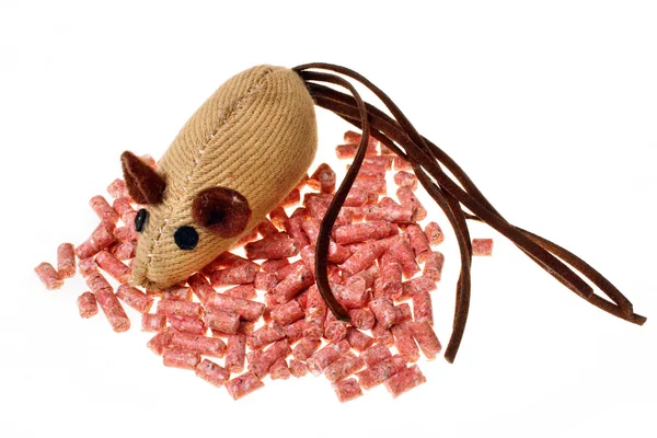 Poison hlodavci a jeden myši, samostatný — Stock fotografie