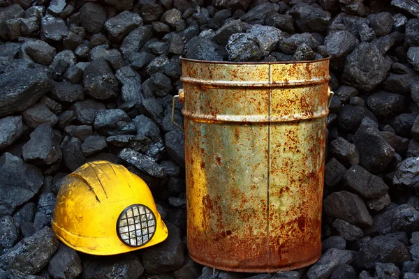 Minería de carbón y herramientas —  Fotos de Stock