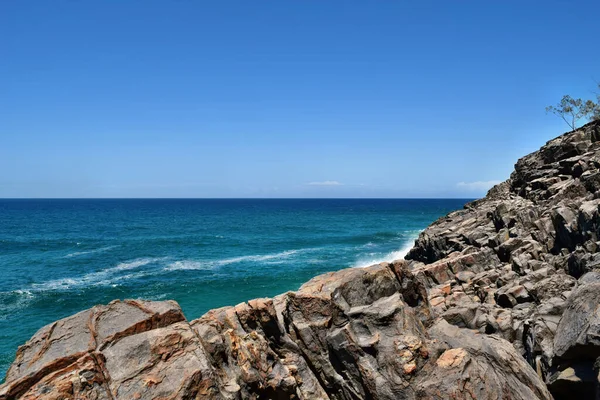 Niesamowite Wybrzeże Parku Narodowego Noosa Queensland Sunshine Coast Australia — Zdjęcie stockowe