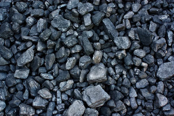 采煤坑的煤堆 — 图库照片