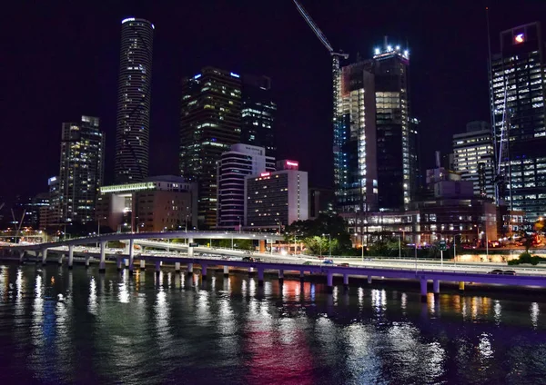 Brisbane Queensland Australia Settembre 2017 Labirinto Grattacieli Moderni Nel Centro — Foto Stock