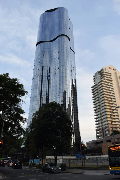 Brisbane Queensland Australia Novembre 2017 Grande Grattacielo Sullo Sfondo Del — Foto Stock