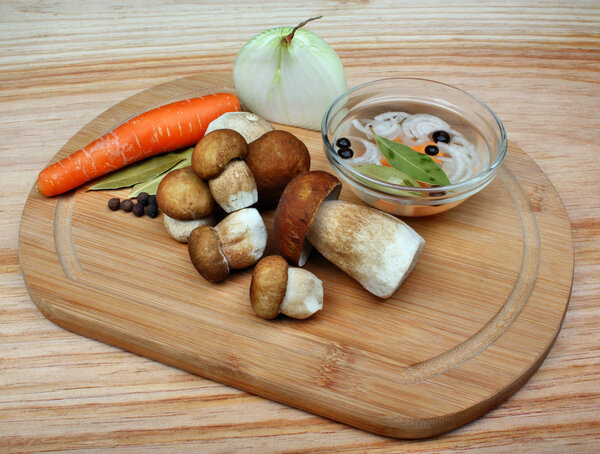 Mushrooms for pickling