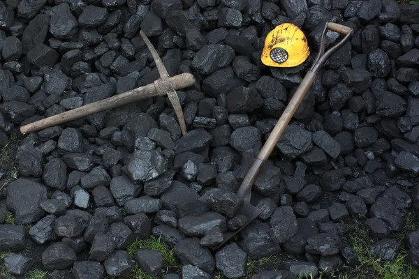 Видобуток вугілля — стокове фото