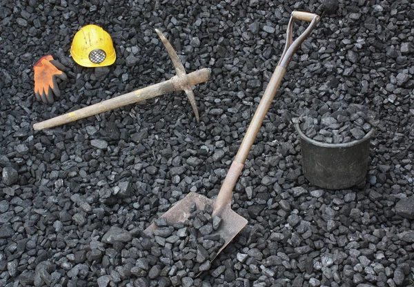 Carvão de mineração — Fotografia de Stock