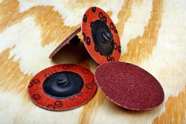 Abrasive sanding discs — Stock Photo, Image