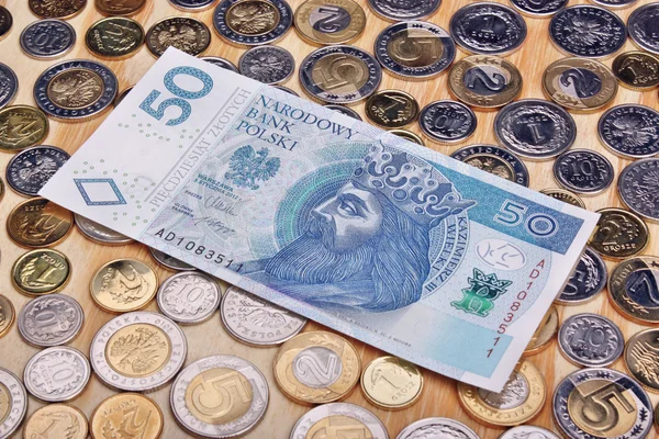 Polnisches Geld — Stockfoto