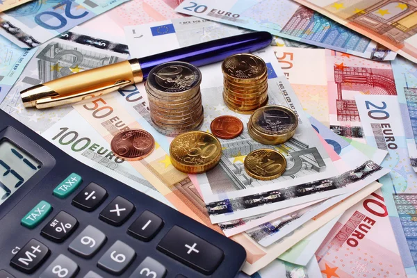 Euro money salary — Stock Photo, Image