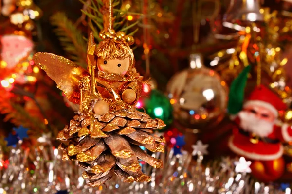 Άγγελος για το χριστουγεννιάτικο δέντρο — Φωτογραφία Αρχείου