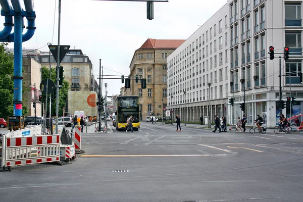 A Unter den Linden Street em Berlim — Fotografia de Stock