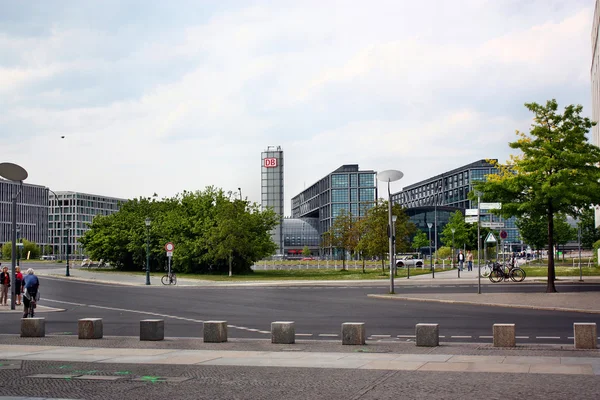 Główny dworzec kolejowy w Berlinie (Hauptbahnhof) — Zdjęcie stockowe