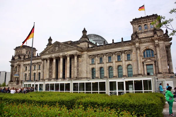 Vista do Reichstag em Berlim — Fotografia de Stock