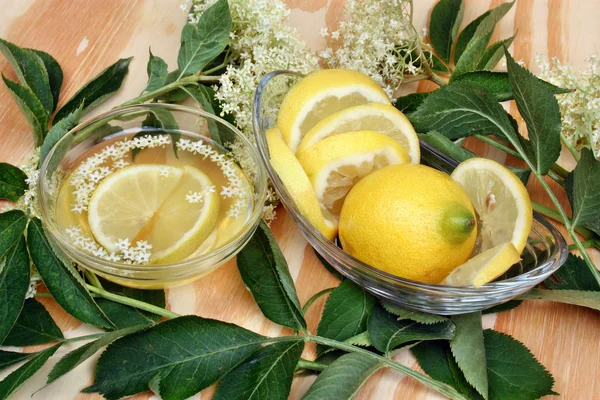 Limonada de sabugueiro — Fotografia de Stock