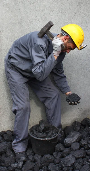 Lavoratore minatore — Foto Stock