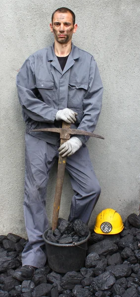 Portrait of a miner — Stock Photo, Image