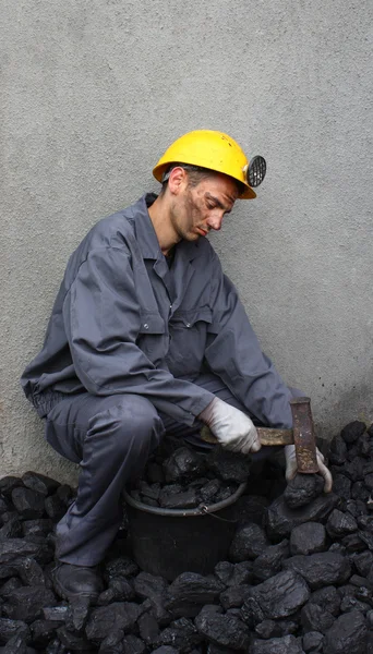 Hintergrund des Kohlebergbaus — Stockfoto