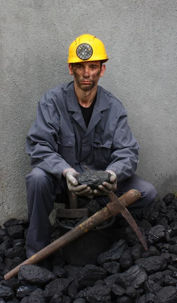Вугільні шахти фону — стокове фото