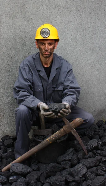 Mine worker coal — Stock Photo, Image