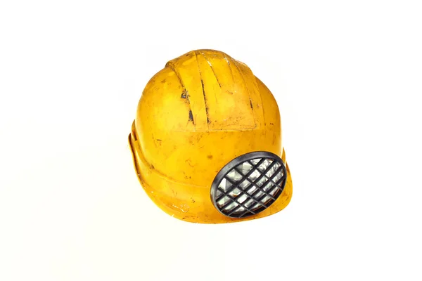 Casque de sécurité jaune — Photo