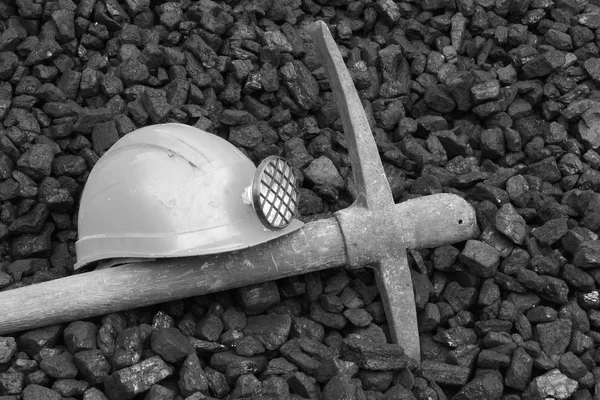 Photo helmet and pick — Stock Fotó