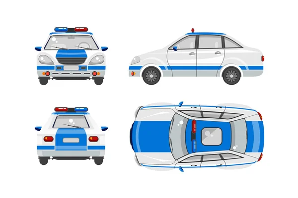 Voiture de police 1 — Image vectorielle