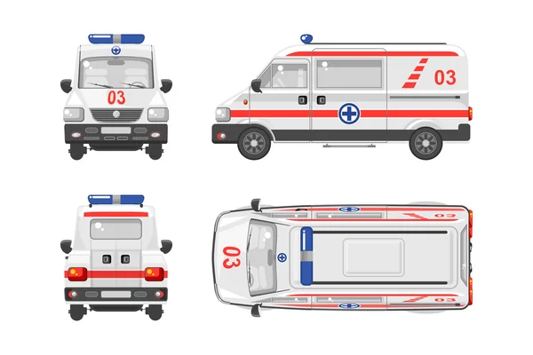 Voiture d'ambulance 1 — Image vectorielle