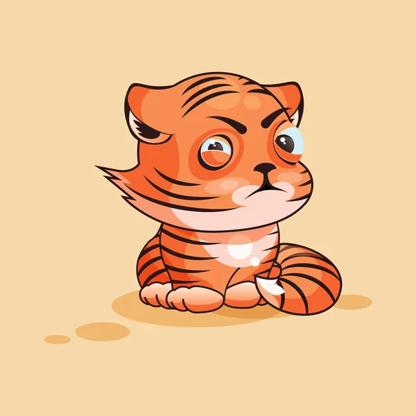 Tiger cub šprti — Stockový vektor