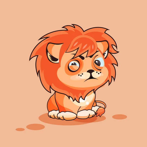 Lion cub ögonoperationen — Stock vektor