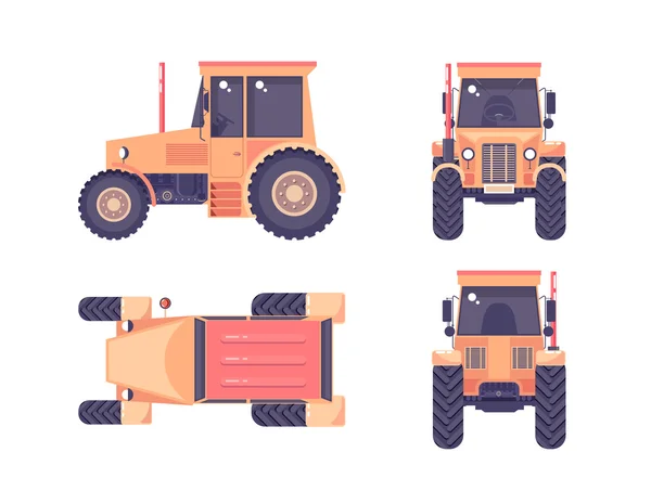 Tracteur numéro un — Image vectorielle