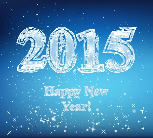 God nytt år 2015 jul — Stock vektor