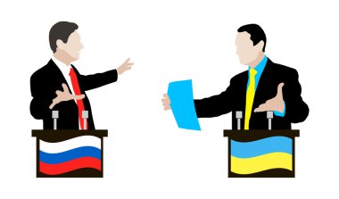 Ukrayna ve Rus hoparlörler arasındaki tartışma