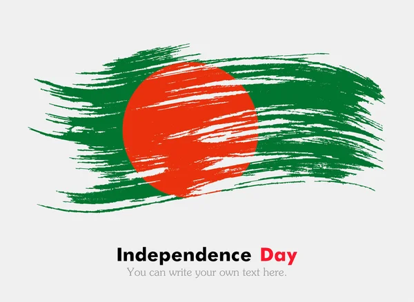 Flagge von bangladesh in grungy style — Stockfoto