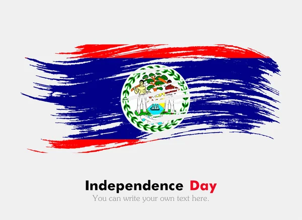 Bandeira de Belize em estilo grungy — Fotografia de Stock