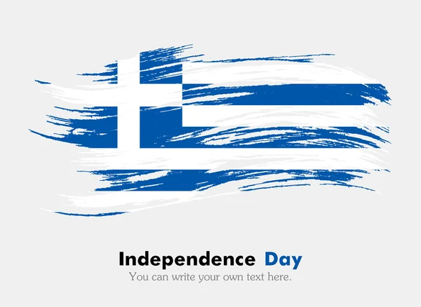 Bandeira da Grécia em estilo grungy — Fotografia de Stock