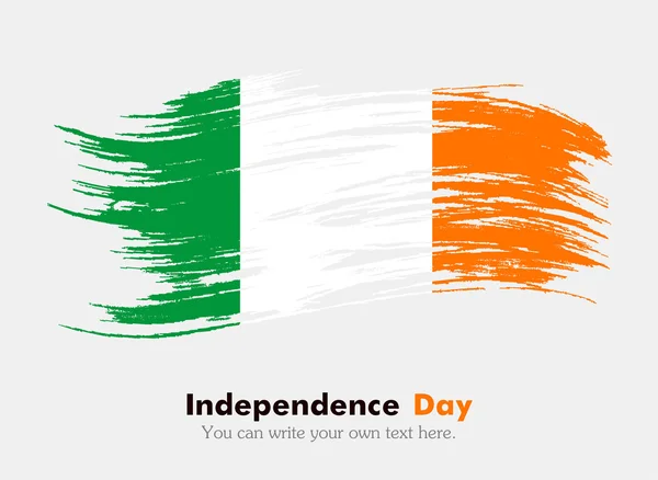 지저분한 스타일 아일랜드의 국기 — 스톡 사진