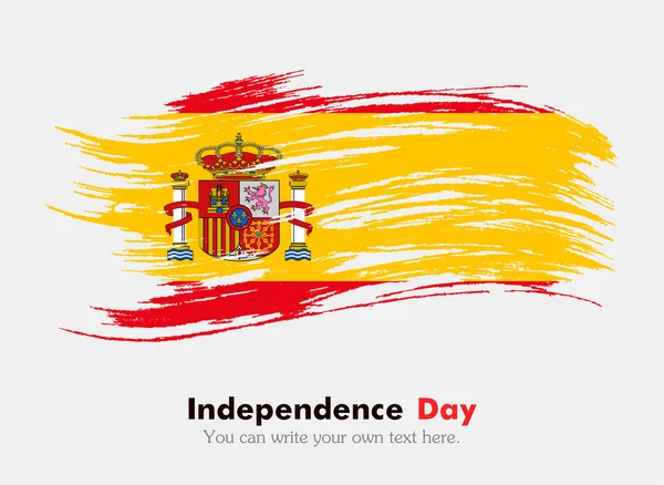 Bandiera della Spagna in stile grungy — Foto Stock