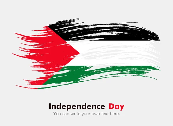 A szutykos stílus Palesztina zászlaja — Stock Fotó
