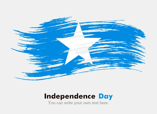 Flag of Somalia in grungy style — Stock Photo, Image