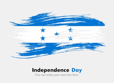 Eski tarzda Honduras bayrağı.