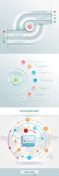 Vektor infographics element矢量信息图形元素 — Stock vektor